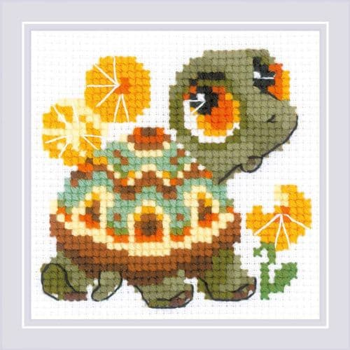 RIOLIS Little Turtle Counted Cross Stitch Kit