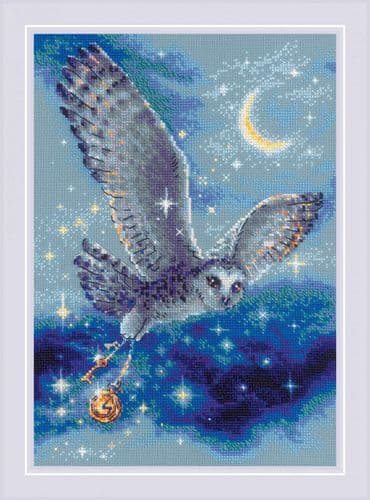 RIOLIS Magic Owl Counted Cross Stitch Kit
