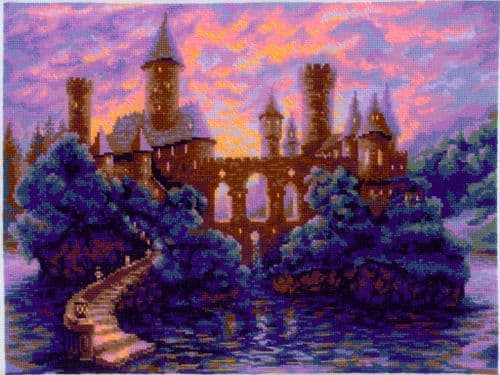 RIOLIS Mysterious Castle Counted Cross Stitch Kit