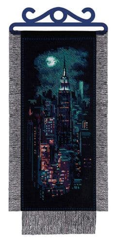 RIOLIS New York at Night Counted Cross Stitch Kit