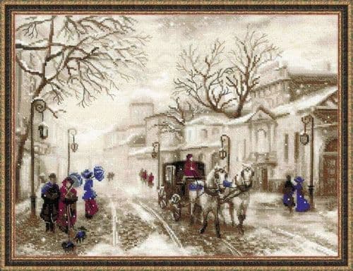 RIOLIS Old Street Counted Cross Stitch Kit