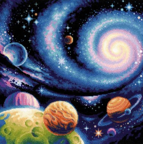 RIOLIS Other Worlds Counted Cross Stitch Kit