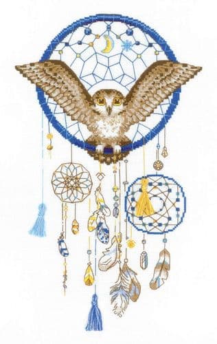 RIOLIS Owl Dreams Counted Cross Stitch Kit