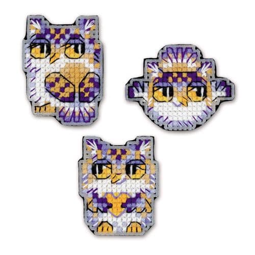 RIOLIS Owlets Magnets Counted Cross Stitch Kit