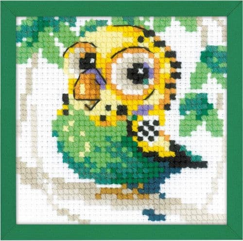 Riolis Parakeet Counted Cross Stitch Kit