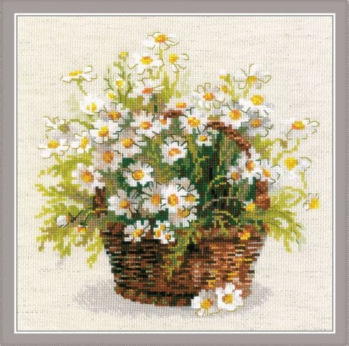 RIOLIS Russian Daisies Counted Cross Stitch Kit