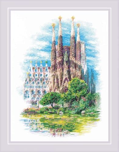 RIOLIS Sagrada Familia Counted Cross Stitch Kit