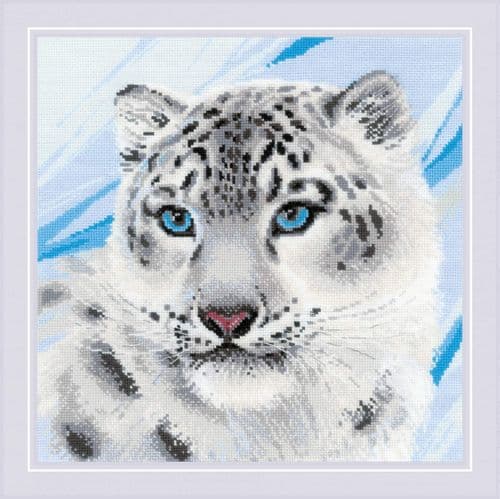 RIOLIS Snow Leopard Counted Cross Stitch Kit