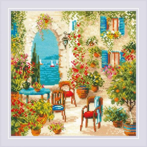 RIOLIS Southern Courtyard Counted Cross Stitch Kit