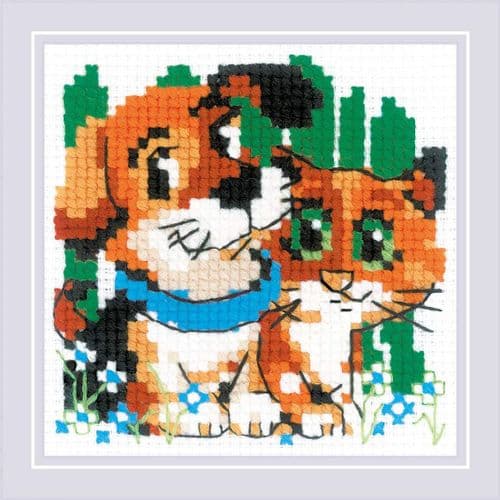 RIOLIS Stick with Me Counted Cross Stitch Kit