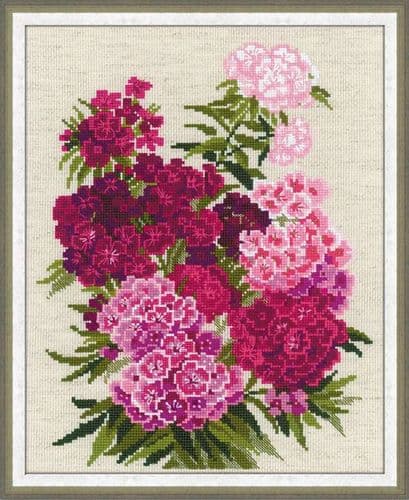 RIOLIS Sweet William Counted Cross Stitch Kit