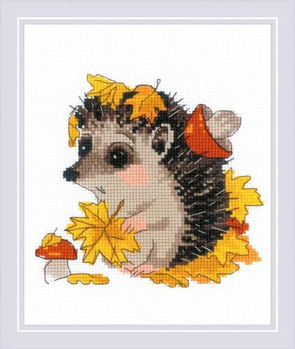 RIOLIS The Leaf Gatherer Counted Cross Stitch Kit