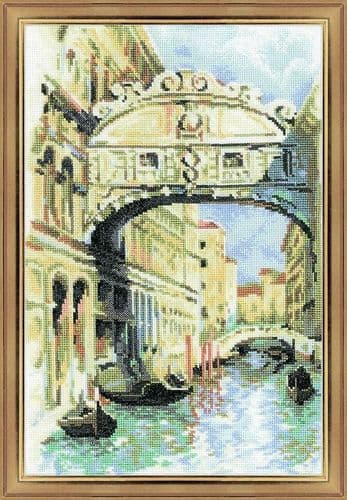RIOLIS Venice Bridge of Sighs Counted Cross Stitch Kit