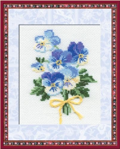 RIOLIS Violas Counted Cross Stitch Kit