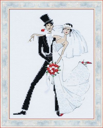 RIOLIS Wedding Tango Counted Cross Stitch Kit
