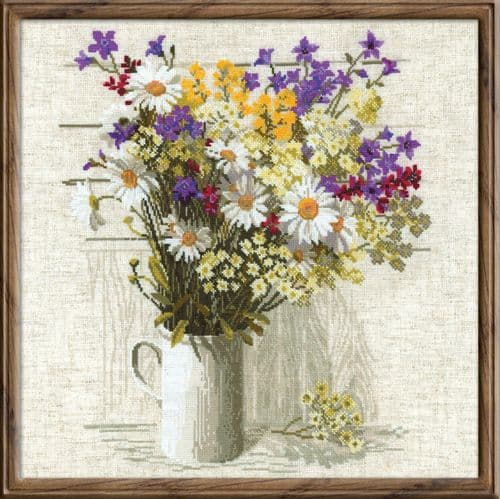 RIOLIS Wildflowers Counted Cross Stitch Kit