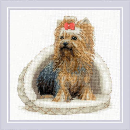 RIOLIS Yorkshire Terrier Counted Cross Stitch Kit