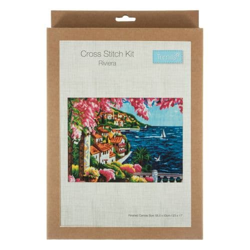 Riviera cross stitch kit