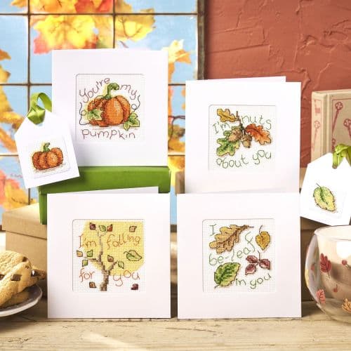 Romantic Autumn Cards WOXS Issue 363 project pack