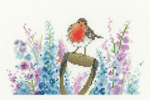 Rosie Robin cross stitch kit - Sarah Reilly