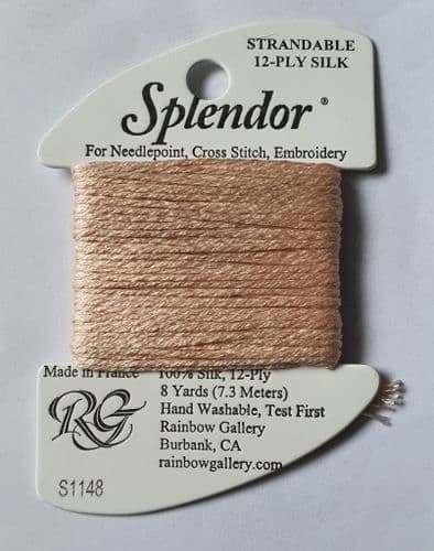 S1148 Very Light Peach Flesh Splendor Silk