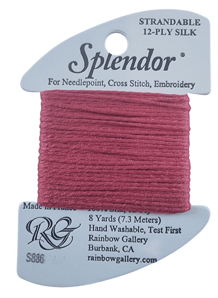 S886 Deep Rose Pink Splendor Silk