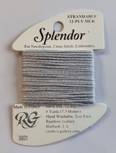 S931 Pale Blue Violet Splendor Silk