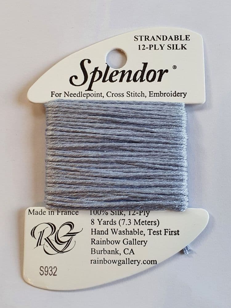 S932 Light Blue Violet Splendor Silk