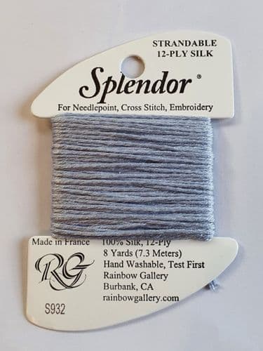 S932 Light Blue Violet Splendor Silk