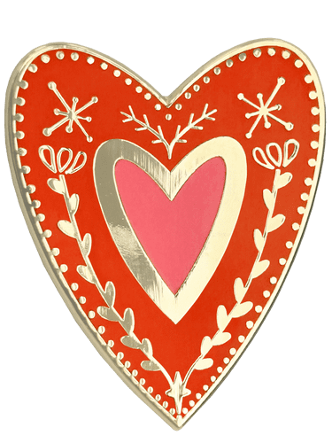 Scandi Heart Needle Minder by Bothy Threads