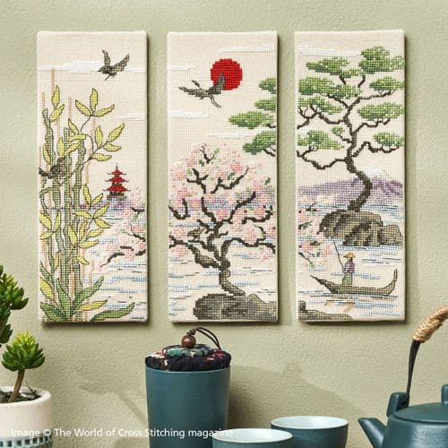 Seasonal Beauty New Year Triptych WOXS Issue 353 project pack