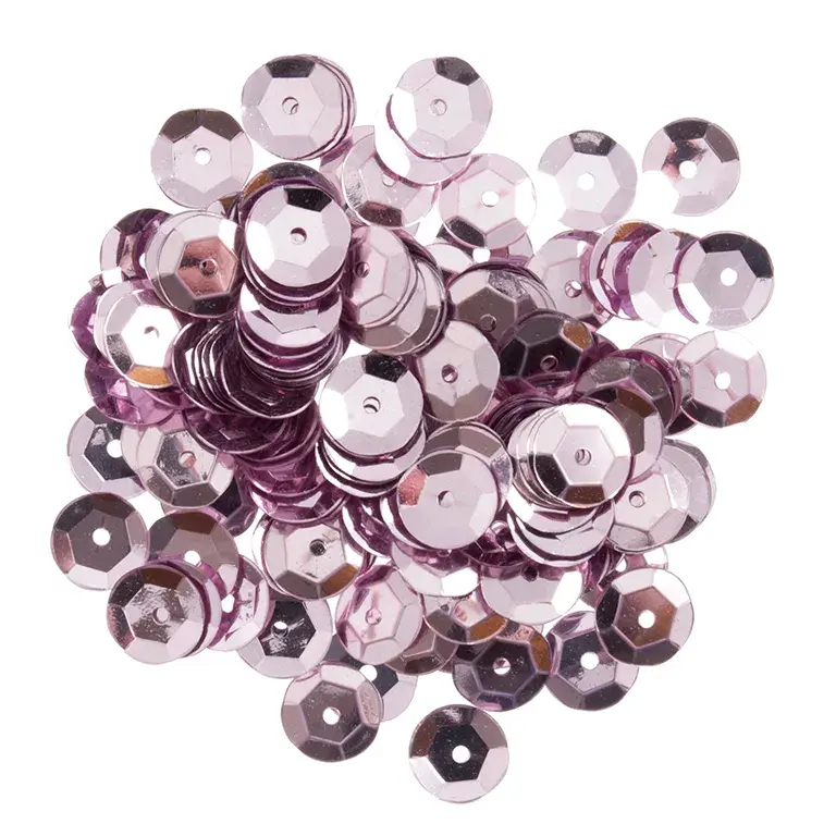 Sequin - Round - Cup - 8mm - Gold Laser - Price per gram - Bead