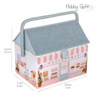 Sewing Box: Embroidered: Patisserie