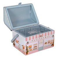 Sewing Box: Embroidered: Patisserie