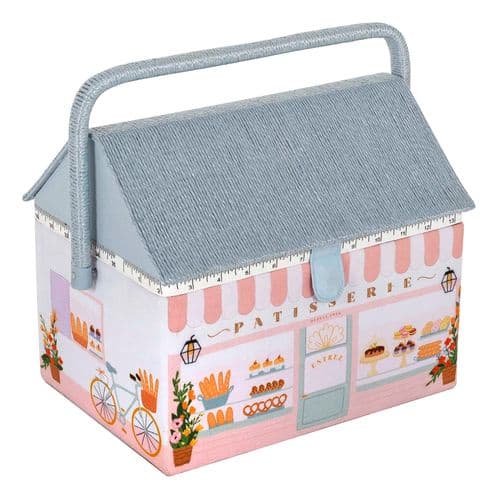 Sewing Box: Embroidered: Patisserie