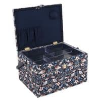 Sewing Box (L): Embroidered: Blossom Birds