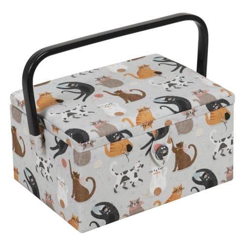 Sewing Box (M): Cats
