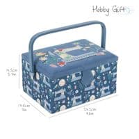 Sewing Box (M): Embroidered: Sewing Machines