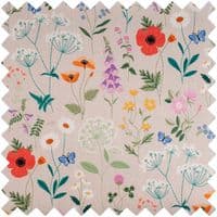 Sewing Box (M): Embroidered: Wildflowers