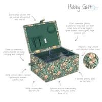Sewing Box (M): Morris Green