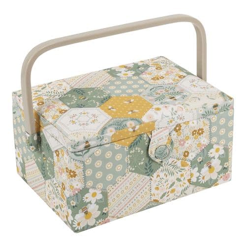 Sewing Box (M): Patchwork Bee