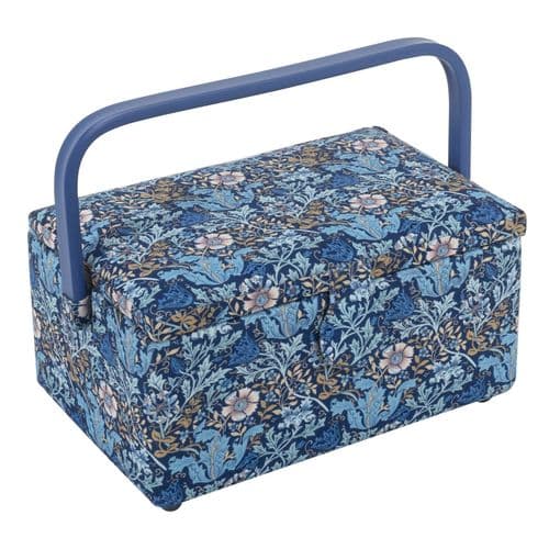 Sewing Box (M): Woodblock Floral (1)