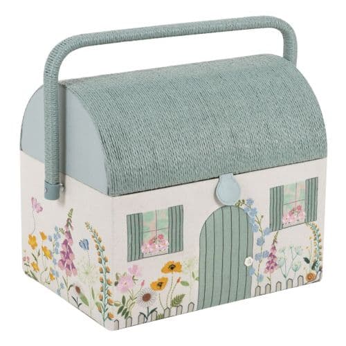 Sewing Box (M): Woodblock Floral