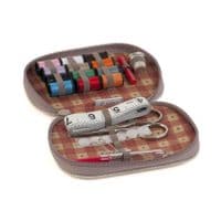Sewing Kit: Zip Case: Embroidered: Wildflowers