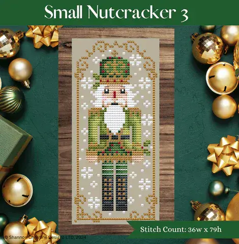 Shannon Christine Designs Small Nutcracker 3 cross stitch chart