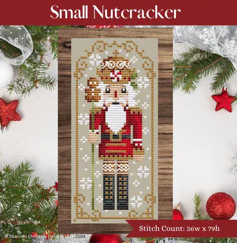 Shannon Christine Designs Small Nutcracker cross stitch chart