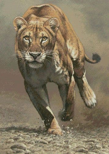 Shaya by Artecy printed cross stitch chart