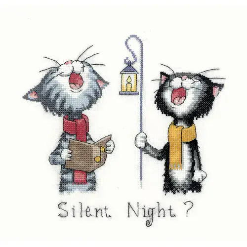 Silent Night cross stitch chart - Peter Underhill