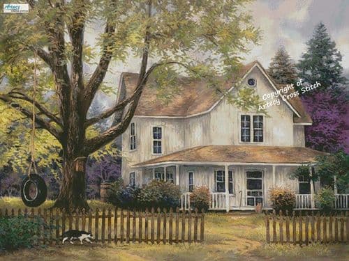 Simple Country (Large) by Artecy printed cross stitch chart