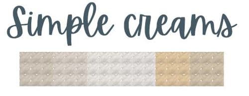 Simple Creams DMC thread skein pack